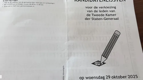 Kandidatenlijst stuurt kiezers het bos in – richting Epe
