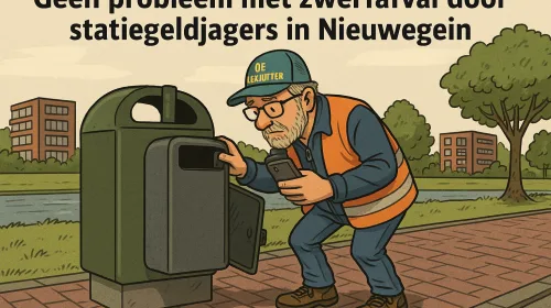 Zwerfafval? Niet in Nieuwegein – prullenbakken keurig op orde