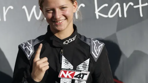 Meid van staal: Nieuwegeinse Vallerie Loor pakt nationale karttitel