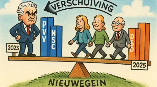 D66 klimt naar top, PVV blijft groot maar levert in – Nieuwegein stemt minder uitgesproken rechts
