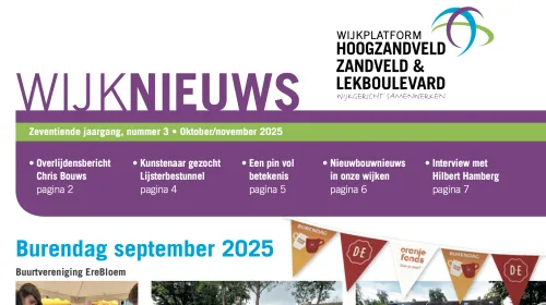 De wijkkrant voor Hoogzandveld, Zandveld & Lekboulevard is af