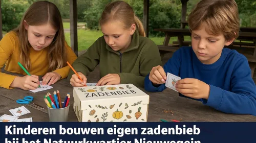 Nieuwegeinse kids bouwen aan hun eigen zadenbieb