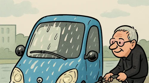 Haiku van de week: ‘Blauwe buggy’s Max Mobiel gaan weer rijden’