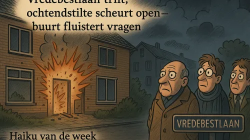 Haiku van de week: ‘Vredebestlaan’