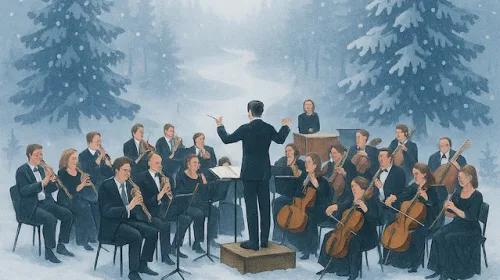 Nieuwegeins Symfonieorkest warmt december op met romantisch winterconcert