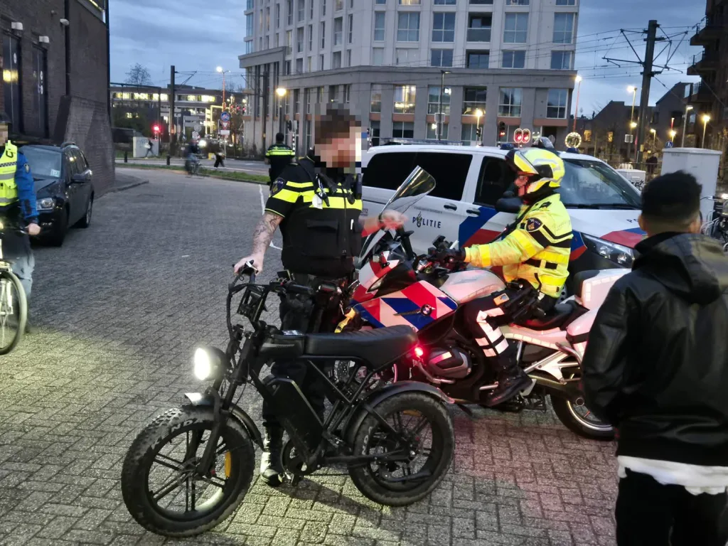 politie controle fatbike