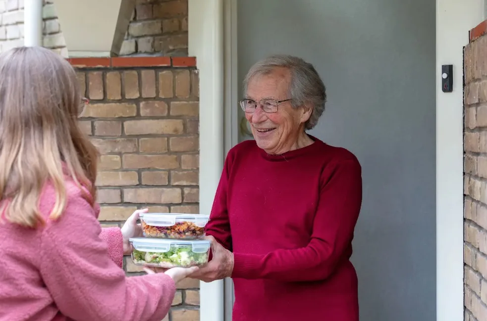 Frans krijgt maaltijd van thuisgekookt