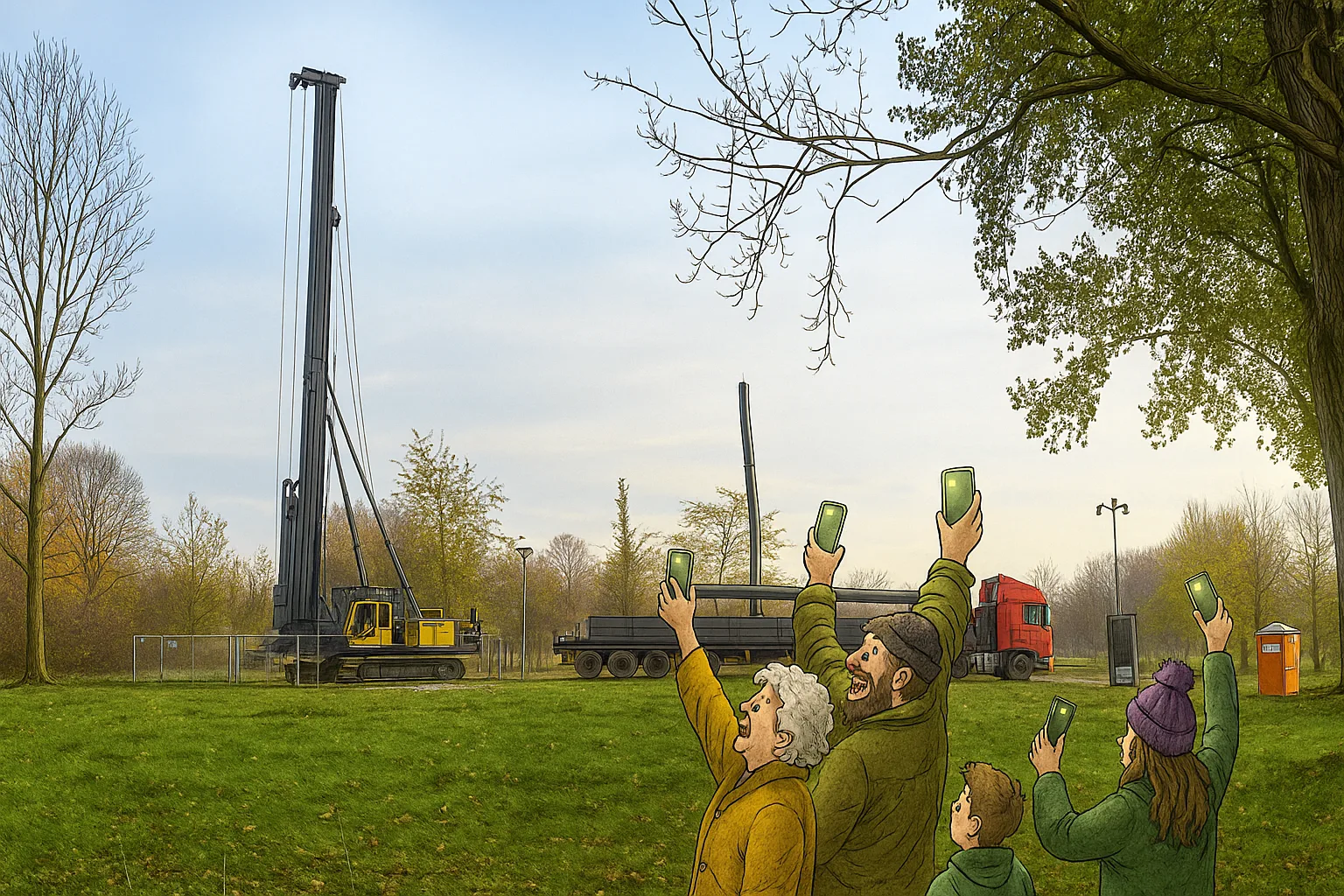 bouw antenne galecop mobiel