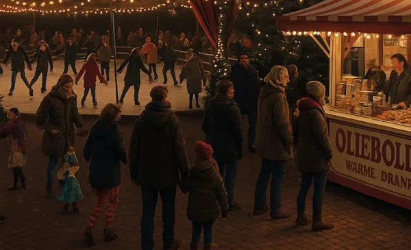Winterfair Rijnhuizen: Schaatsen, lichtjes en gezelligheid voor het hele gezin