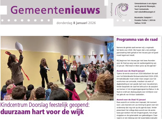 Gemeentenieuws