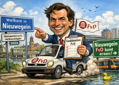 Forum voor Democratie doet mee in Nieuwegein bij raadsverkiezingen 2026, kandidatenlijst half januari verwacht