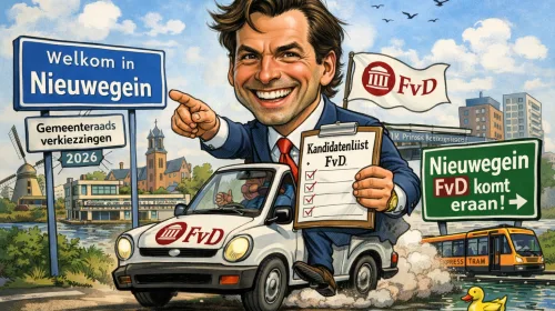 Forum voor Democratie doet mee in Nieuwegein bij raadsverkiezingen 2026, kandidatenlijst half januari verwacht