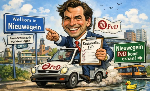 Forum voor Democratie doet mee in Nieuwegein bij raadsverkiezingen 2026, kandidatenlijst half januari verwacht