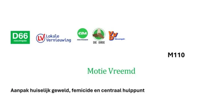 Motie M110 vreemd femicide