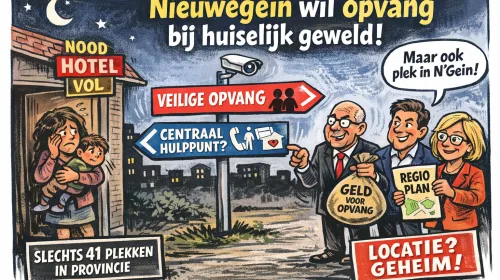 Nieuwegein wil meer opvang bij huiselijk geweld, raad unaniem, slachtoffers belanden nu soms in hotels