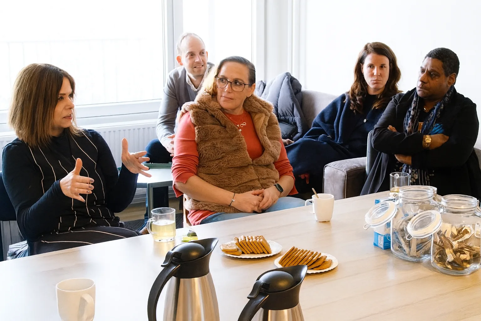 Staatssecretaris Palmen op hetNijpelsplantsoen