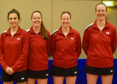 Toptafeltennis in Hilversum, Nieuwegein speelt om goud