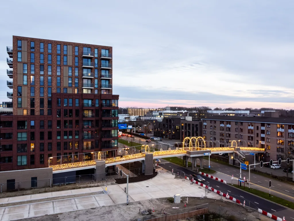 Weverbrug verlicht kerst