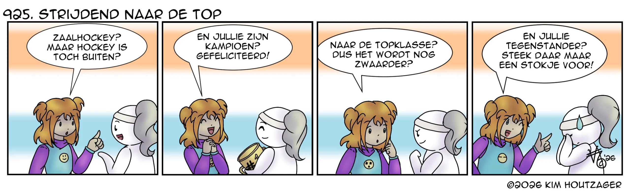 Strip van Kim Houtzager