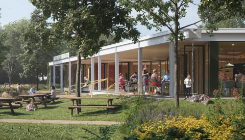 Eindelijk weer koffie in het groen, POM strijkt neer in het Natuurkwartier