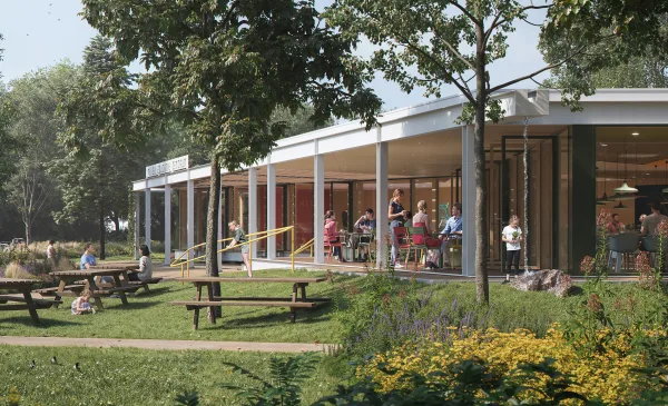 Eindelijk weer koffie in het groen, POM strijkt neer in het Natuurkwartier