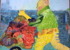 Heldere kleuren, scherpe thema’s, lokale kunstenaars nemen Stadshuis over