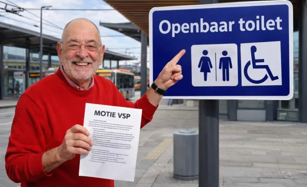 Motie VSP: extra openbare toiletten bij nieuw busstation krijgt unanieme steun