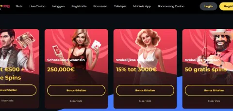 Boomerang Casino: bonussen, spellen en de beste slots uitgelegd