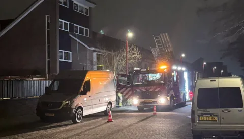 Even opschrikken in de wijk, daarna geruststelling, het was een oefening