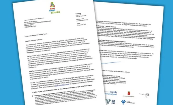 Nieuwegein vraagt plek aan formatietafel vanwege groeiende druk op wijken