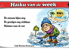 Haiku van de week: ‘Foetsie sneeuw’