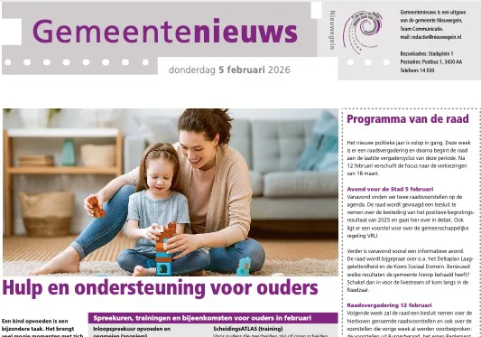 Gemeentenieuws