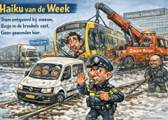 Haiku van de week: ‘Tram ontspoord bij het Antonius Ziekenhuis na aanrijding’