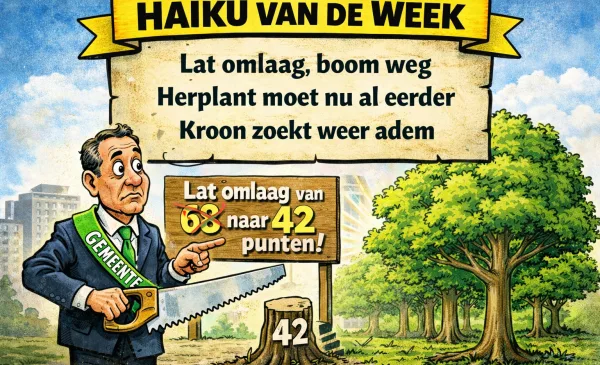 Haiku van de week: ‘Nieuwegein wil vaker bomen herplanten’