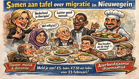 Samen aan tafel over migratie en democratie in Nieuwegein