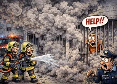 Brandweer naar PI Nieuwegein na rookontwikkeling, oorzaak bleek magnetron