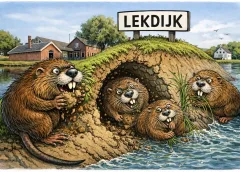 Muskusratten graven dijken kapot, vangstcijfers schieten omhoog