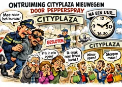 Cityplaza, ontruiming na pepperspray