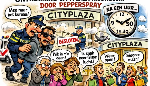 Cityplaza, ontruiming na pepperspray