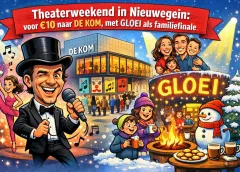 Nieuwegein warmt op bij DE KOM: theaterweekend met zondag winterfestival GLOEI