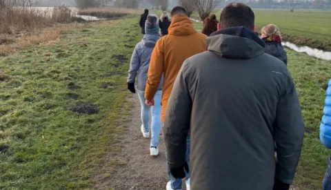 De dip had geen kans, Nieuwegein ging gewoon wandelen