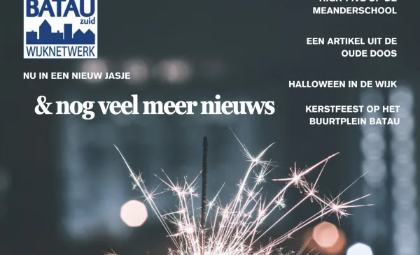 De wijkkrant voor de wijk Batau-Zuid is weer uit