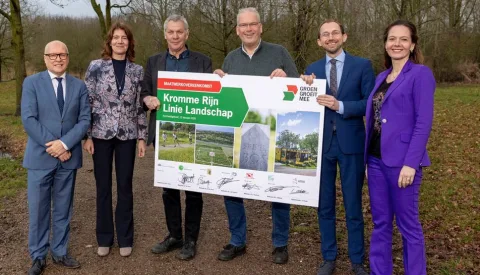 Nieuwegein tekent voor tien jaar groen en recreatie in Kromme Rijn Linie Landschap