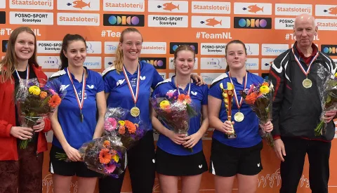 Dames eredivisie in Nieuwegein: VTV ontvangt Scylla voor toptafeltennis