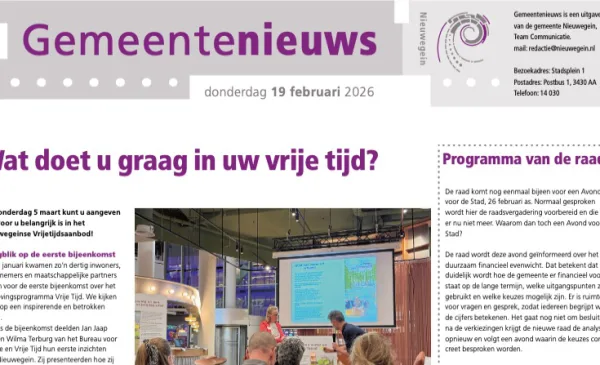 Gemeentenieuws online