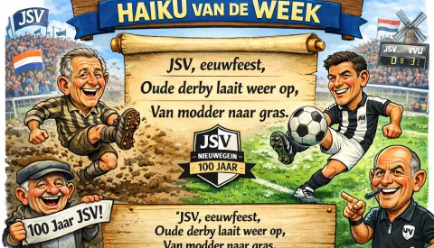 Haiku van de week: ‘Derby van toen zet Galecop weer in vuur en vlam’