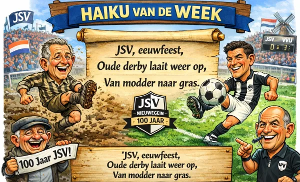 Haiku van de week: ‘Derby van toen zet Galecop weer in vuur en vlam’