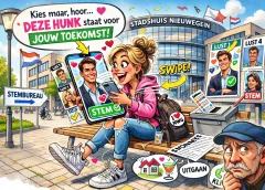 Nieuwegein kiest, jongeren swipen mee