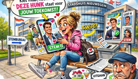 Nieuwegein kiest, jongeren swipen mee