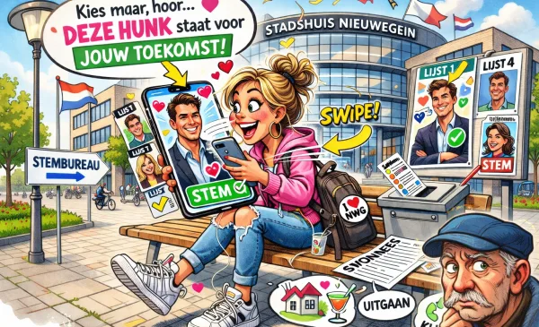Nieuwegein kiest, jongeren swipen mee